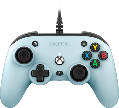 Nacon Officiële Bedrade Xbox X Pro Controller Pastel Blauw