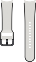 Samsung Siliconen Two-tone Sport Bandje Crème M/L 20mm
