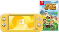Nintendo Switch Lite Geel + Animal Crossing New Horizons
