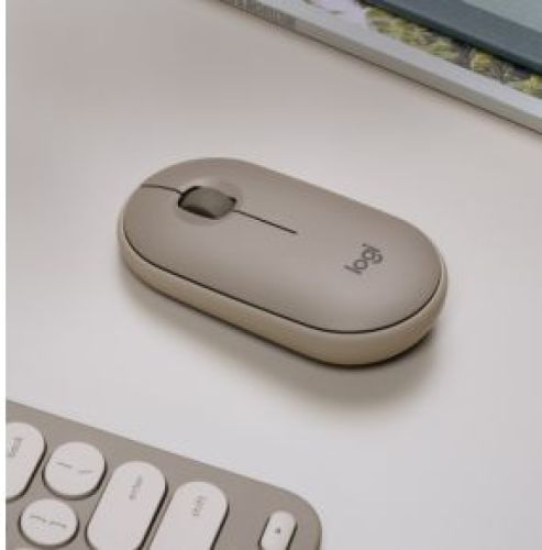Logitech muis Pebble M350 (Zand)