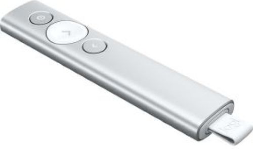 Logitech Spotlight Draadloze presenter Bluetooth/RF Zilver