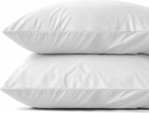 Sleeptime 2-Pack: Velvet kussensloop Wit