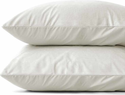 Sleeptime 2-Pack: Velvet kussensloop Creme