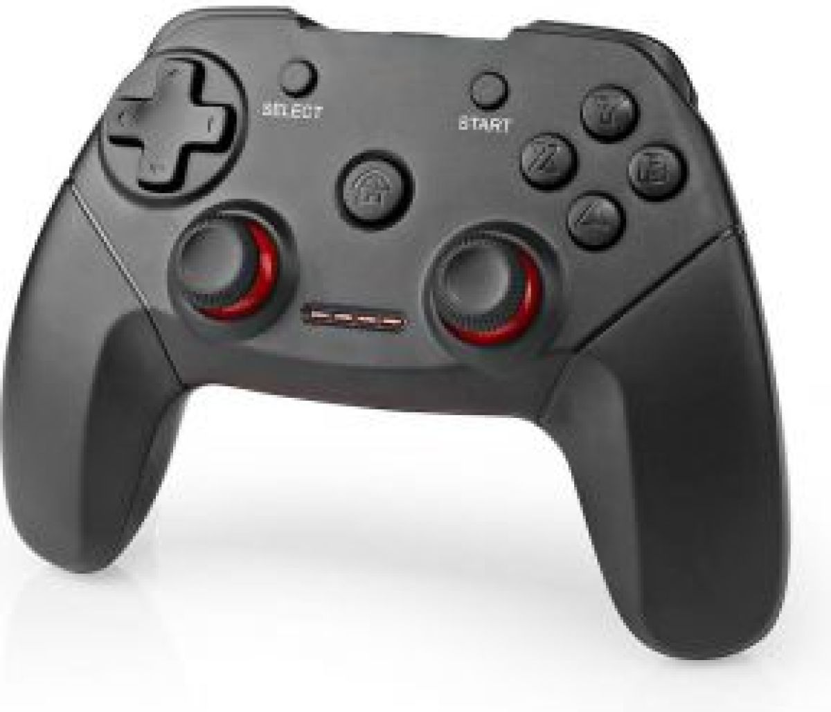 Nedis Gamepad | Draadloos | Batterij Gevoed | PC | Aantal knoppen: 11 | Kabellengte: 1.00 m | Zwart