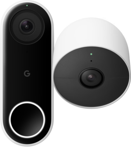 Google Nest Hello Doorbell + Google Nest Cam