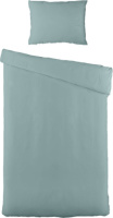 Presence Percale Uni - Licht Grijs Dekbedovertrek 1-persoons (140 x 240 cm + 1 kussensloop) Dekbedovertrek