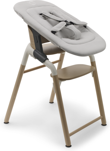 Bugaboo Giraffe Kinderstoel + Newborn Set - Neutral Wood/White