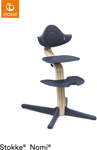 Stokke ® Nomi® Kinderstoel - Beech Natural - Navy