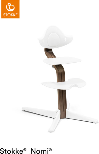 Stokke ® Nomi® Kinderstoel - Walnut - White