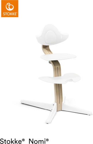 Stokke ® Nomi® Kinderstoel - Beech Natural - White