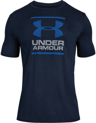 Under Armour sport T-shirt donkerblauw
