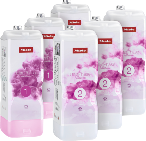 Miele Set UltraPhase 1 & 2 FloralBoost (6 flacons) - halfjaarpakket