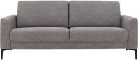 Goossens Bank Dallas grijs, micro leer, 2-zits, modern design