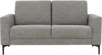 Goossens Bank Dallas grijs, micro leer, 2,5-zits, modern design