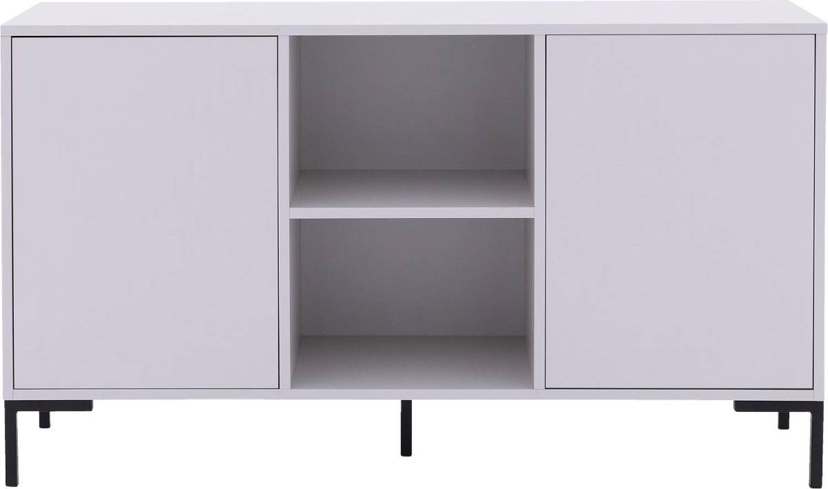 Goossens Basic Dressoir Madrid, 2 deuren met 2 open vakken