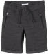 NAME IT KIDS gemêleerde sweatshort Scott antraciet