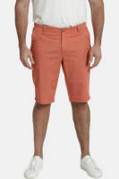 Charles Colby loose fit chino short Baron Aiden Plus Size brique