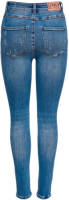 Only high waist skinny jeans blauw