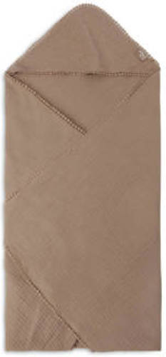 Jollein badcape Embroidery 75x75cm Biscuit