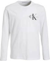Calvin klein longsleeve met logo wit