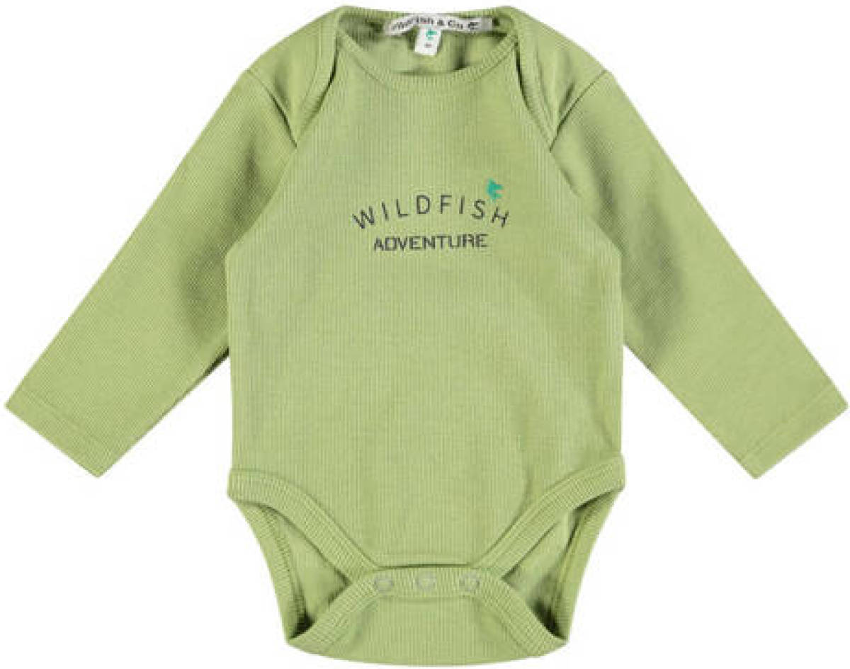 Wildfish romper met printopdruk groen