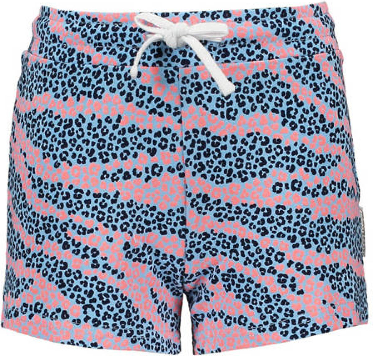 B.Nosy short met all over print blauw/roze