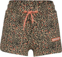 Raizzed short met dierenprint zwart/roze