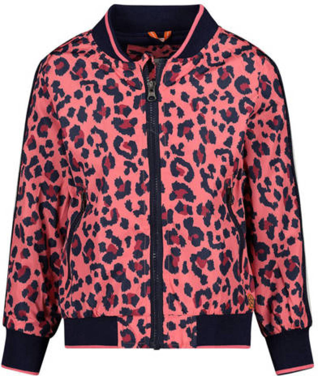 Orange Stars tussenjas met all over print rood
