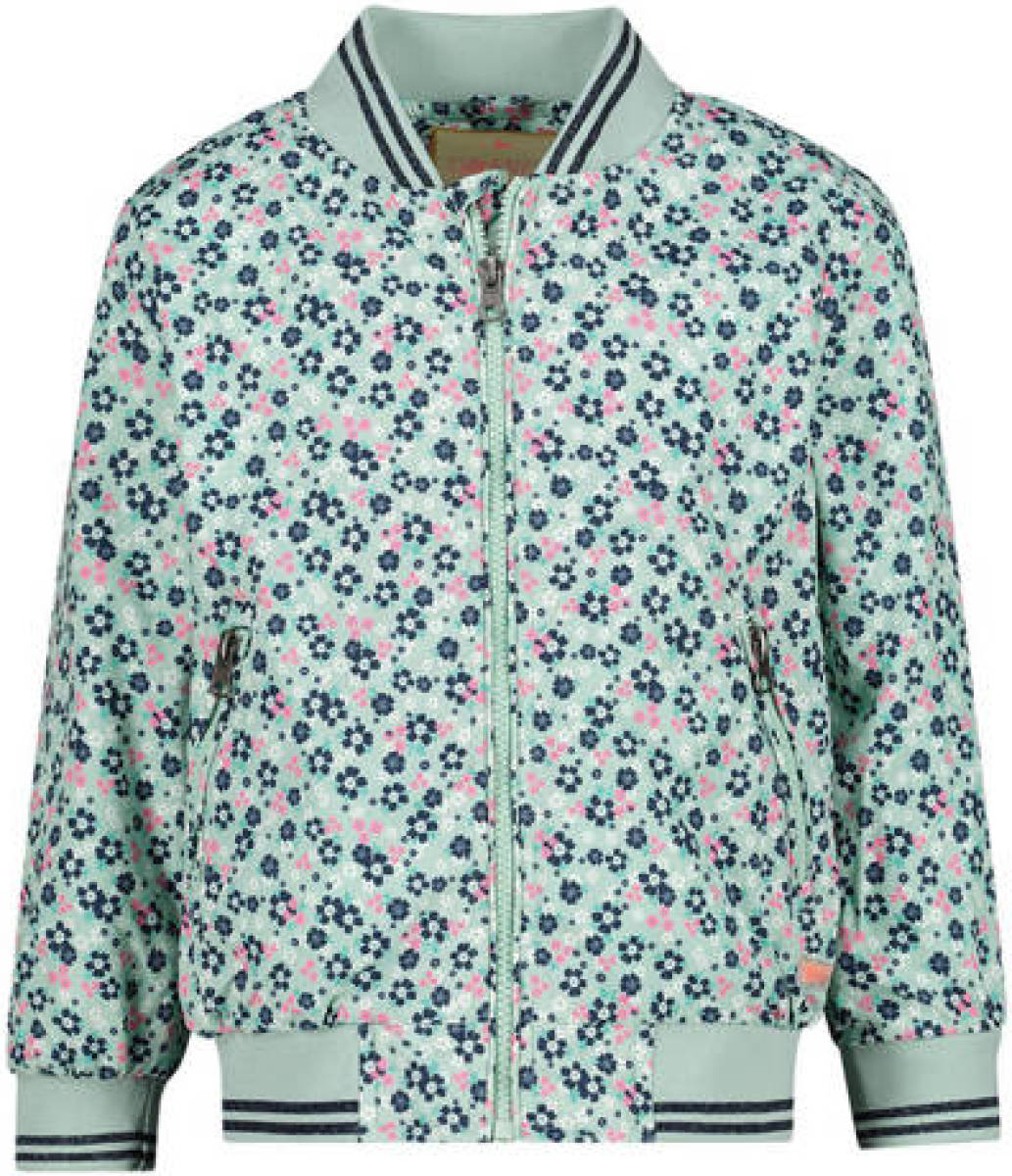 Orange Stars bomberjack tussen met all over print mintgroen
