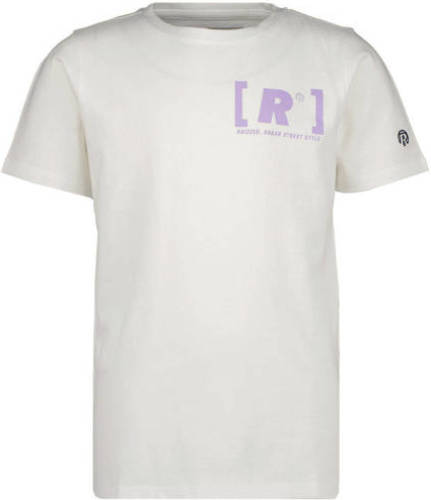 Raizzed T-shirt Heffi met backprint wit
