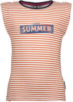 B.Nosy gestreept T-shirt oranje/wit