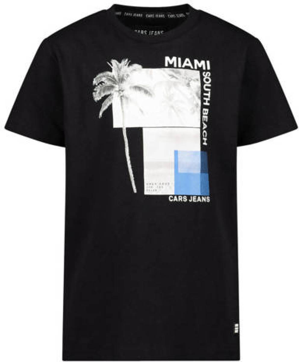 Cars T-shirt Bosster met printopdruk zwart