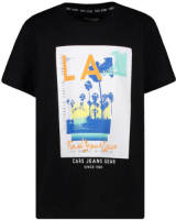 Cars T-shirt Prayle met printopdruk zwart