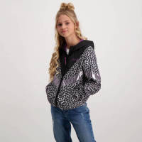 Cars reversible zomerjas met panterprint paars/multi