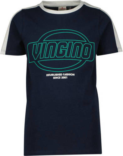 Vingino T-shirt met printopdruk donkerblauw