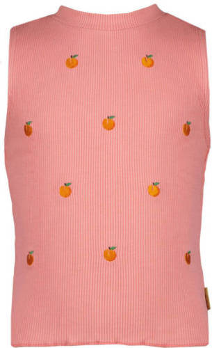 Vingino T-shirt met fruitprint roze