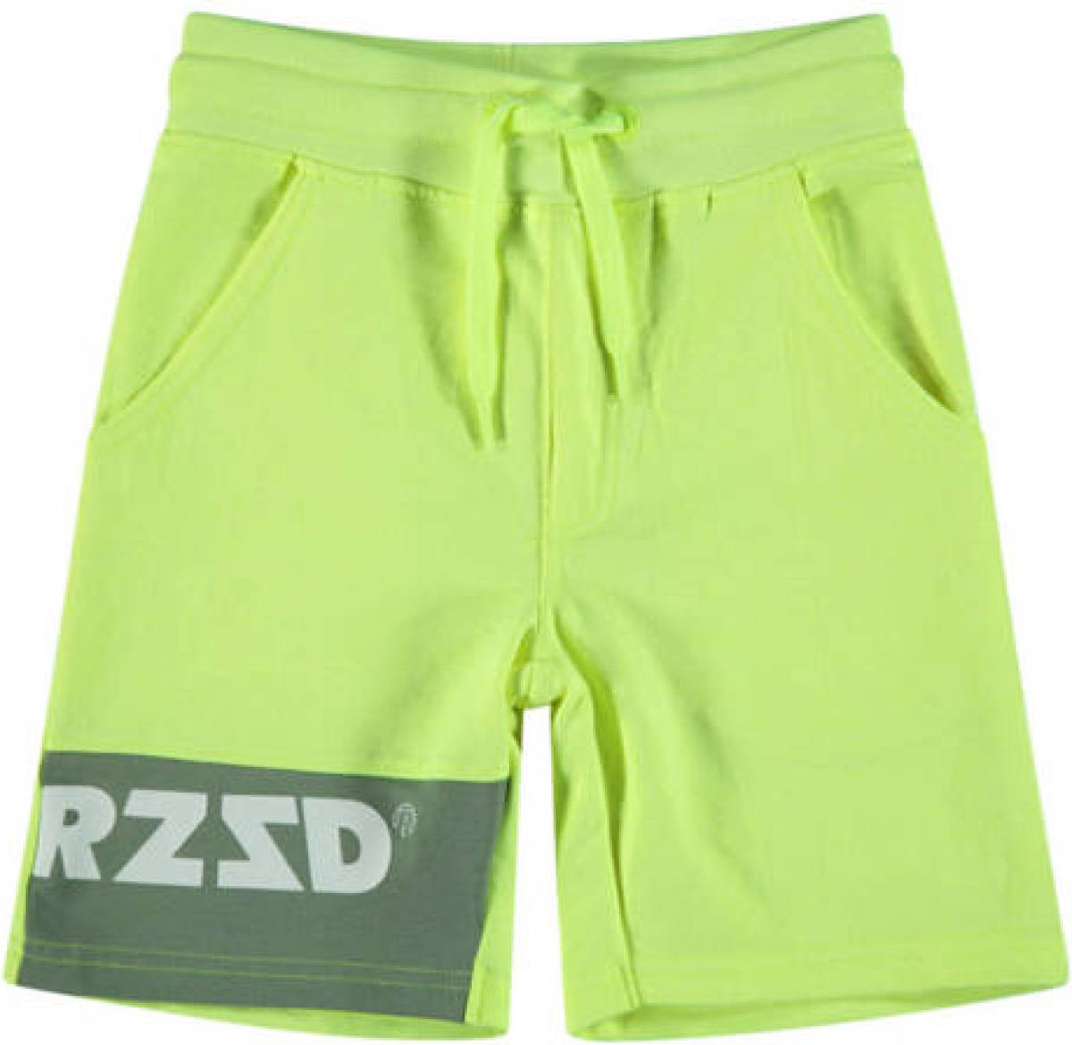 Raizzed short Ruse met logo lime groen