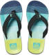 Reef teenslippers zwart/aqua