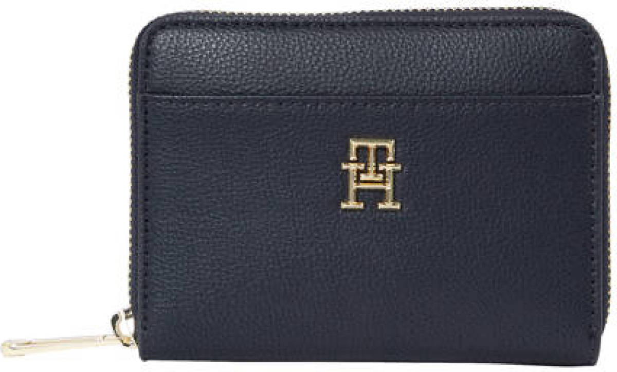 Tommy hilfiger portemonnee met logo donkerblauw