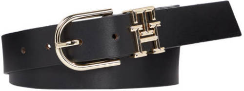 Tommy hilfiger reversible leren riem donkerblauw/zwart