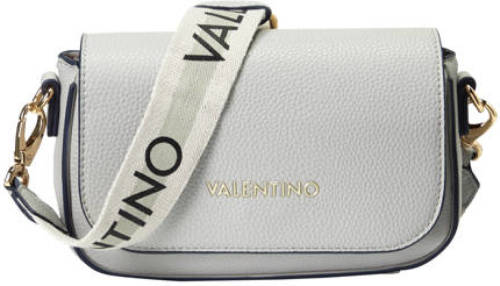 Valentino Bags crossbody tas Swim met logotaping lichtgrijs
