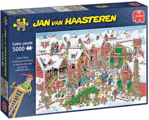 Jan van Haasteren Het dorp van de Kerstman legpuzzel 5000 stukjes