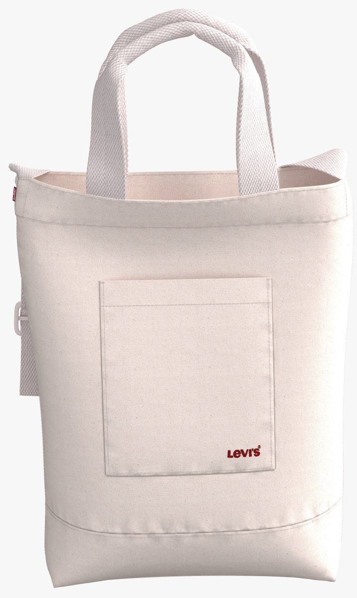 Levi's shopper Icon met logo ecru