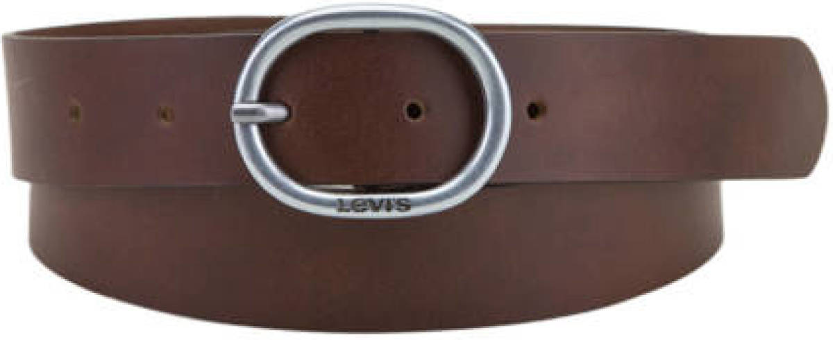 Levi's leren riem Hermosilla bruin