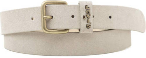 Levi's leren riem Calypso lichtbeige