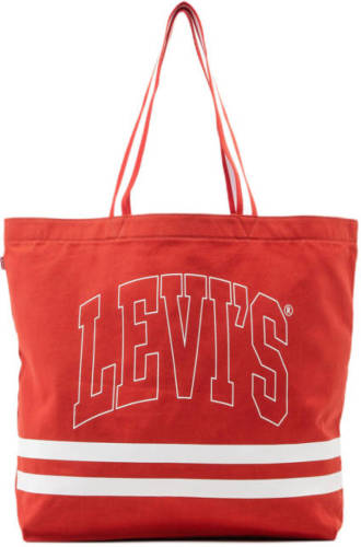 Levi's shopper met logo rood