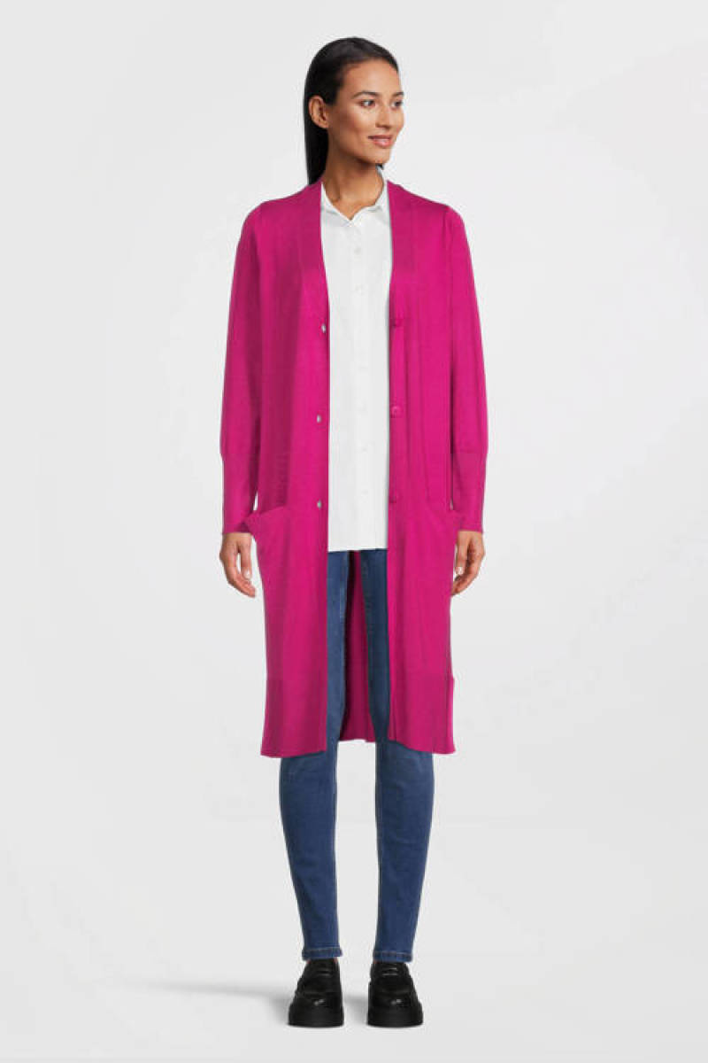 Imagine Vest met zakken en knopen roze