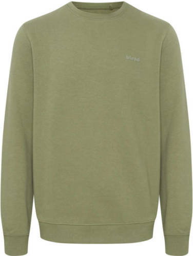 Blend sweater oil green