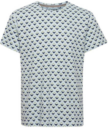 Blend T-shirt met all over print celestial blue
