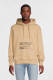 CALVIN KLEIN JEANS hoodie met biologisch katoen pf2 travertine